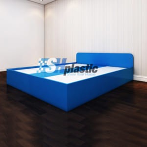 Mẫu giường ngủ nhựa đôi Người lớn cao cấp / SHplastic GN03