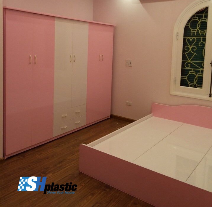 Bộ nội thất nhựa phòng ngủ Người lớn / SHplastic BNT11