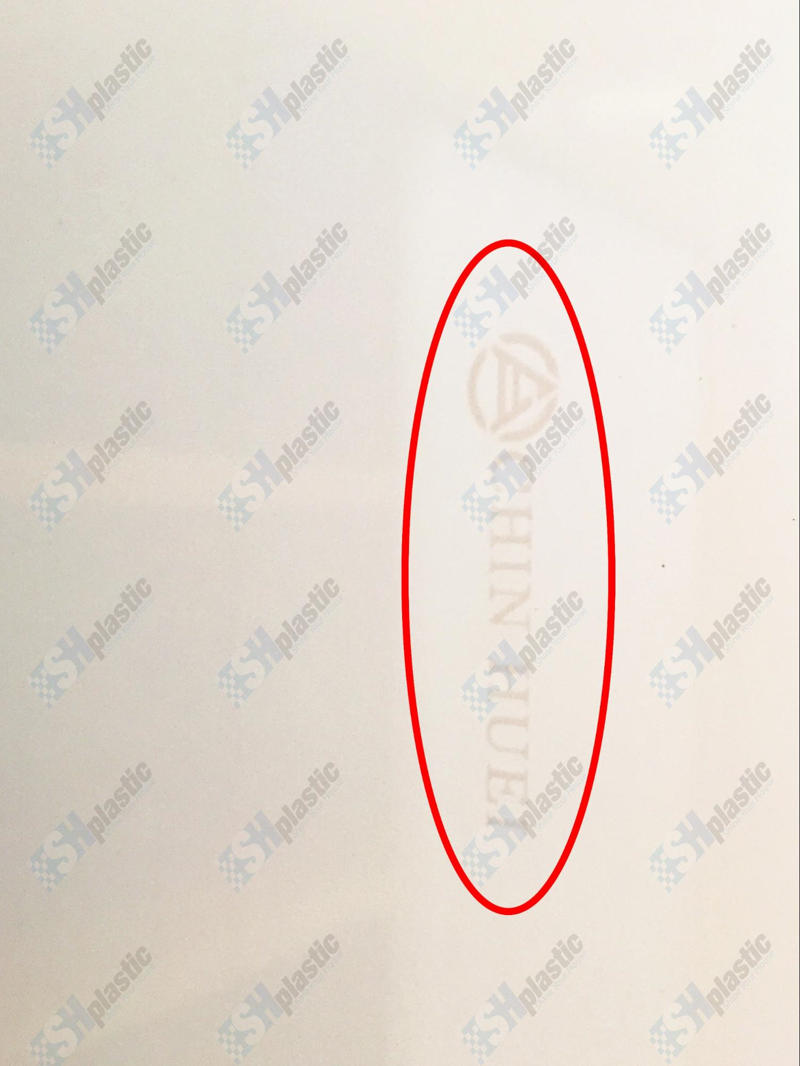 Tấm nhựa đài loan chính hãng có logo chinhuie in chìm mờ