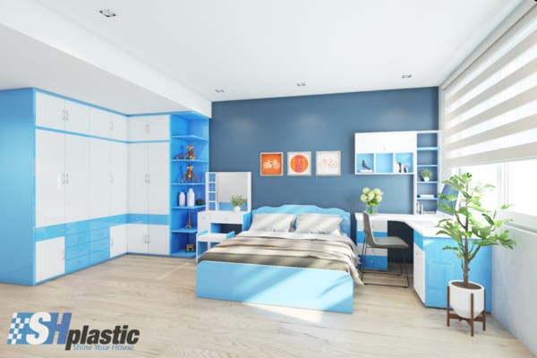 Bộ mẫu thiết kế nội thất nhựa phòng ngủ Người lớn / SHplastic NTL01