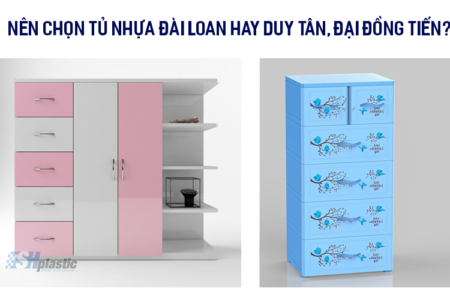 Nên mua cho bé tủ nhựa Đài Loan hay Duy Tân, Đại Đồng Tiến?;