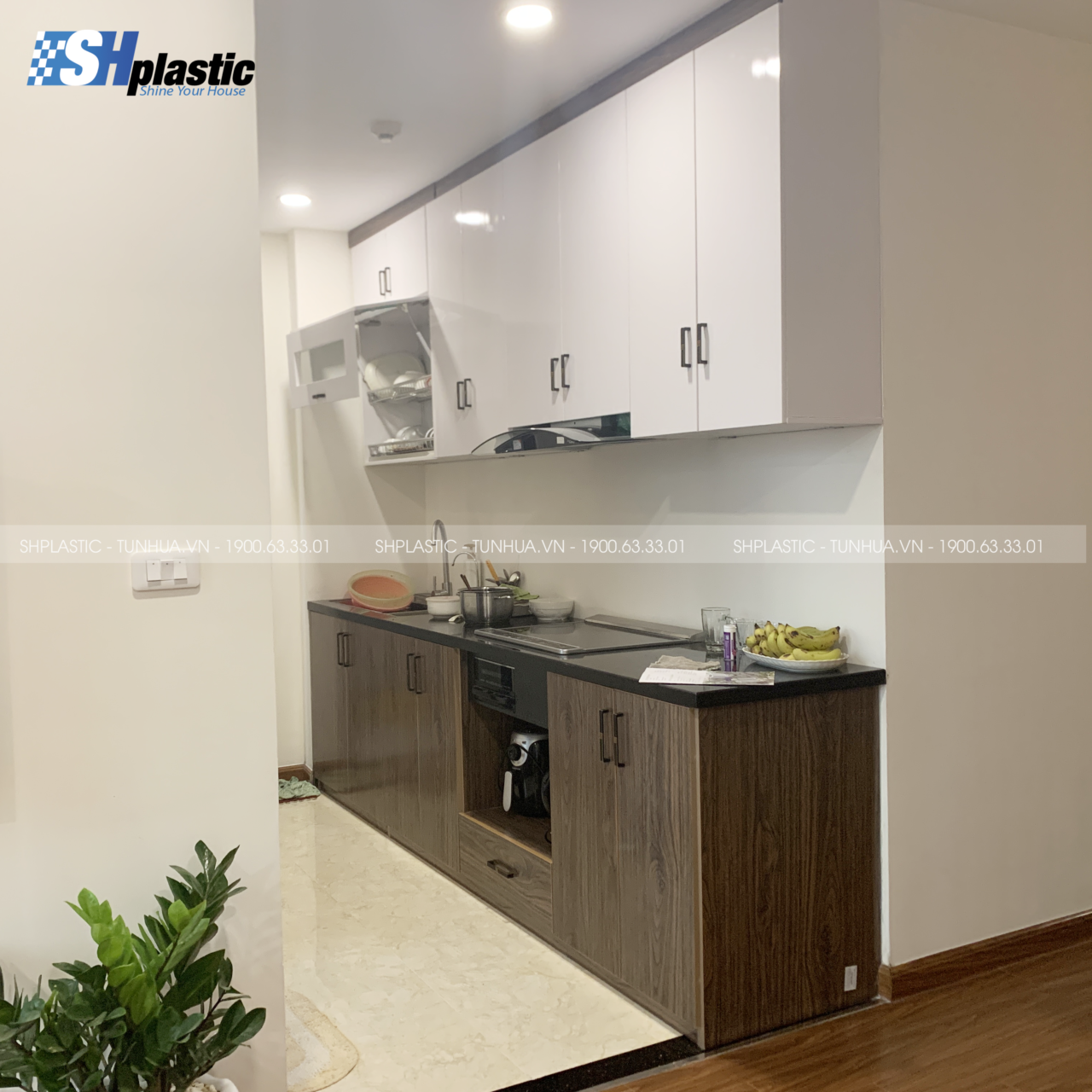 Tủ bếp- Bộ nội thất nhựa cao cấp SHPlastic Eco Dram