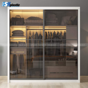 Adult plastic cabinet with glass door SHPLastic TL63 front
